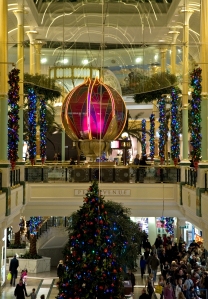 Xmas Lights on the Malls.